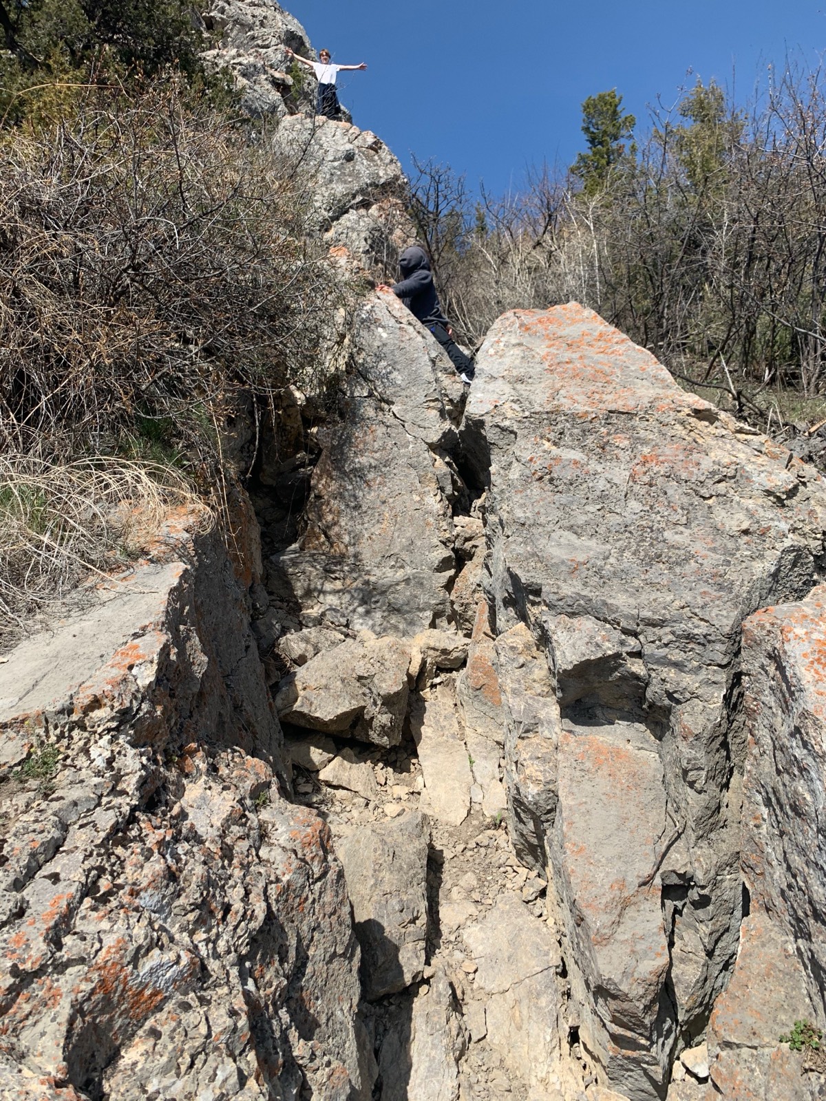 Getting some much needed climbing in
