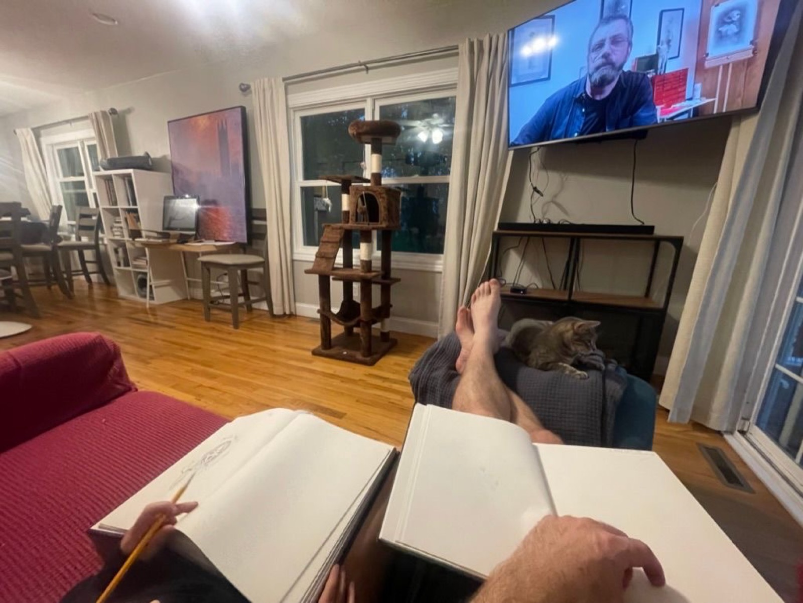 Evening: Drawing With Girls