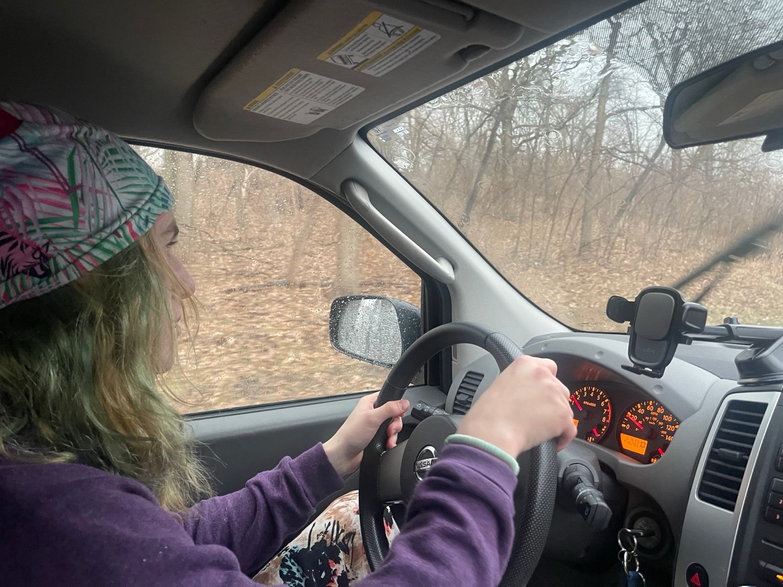 First Drive in a Storm