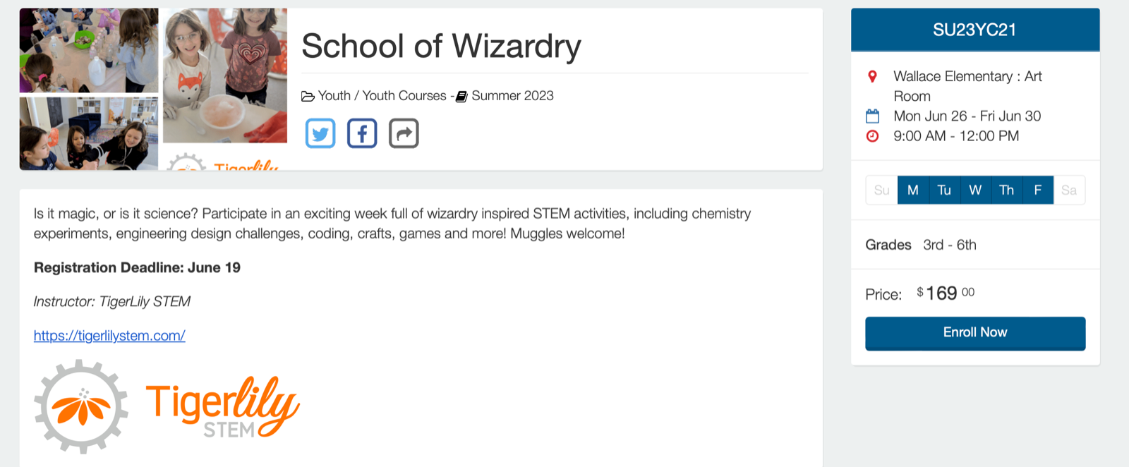 Camp: School of Wizadry