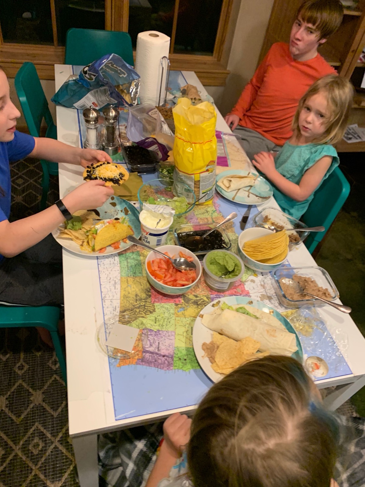 Spread prepared by Huxley